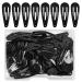 Avodova 50-Piece Black Hair Clips for Kids & Women - 3cm Metal Snap Hair Accessories - Buy Online on GoSupps.com