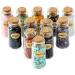 KHOCOEE 12 Gemstone Chip Crystals Healing Stones Set | Chakra Wicca Witchcraft Bottles - Buy Online on GoSupps.com