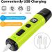 Casfuy Claw Grinder for Dogs & Cats Quiet Powerful Electric Nail Trimmer with LED Lights | 2 Speed Options for All Sizes (Green) - Buy Online on GoSupps.com