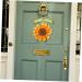 Ciieeo Style Door Art Decor Home Pendant Artistic Pastoral Decorative Porch in Sign Front For Sunflower - Buy Online on GoSupps.com