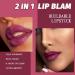 Buy Tinted Lip Balm & Hydrating Core Lip Plumper - Moisturizing Shine for Professional Lip Care | Lightweight Buildable Color | Natural Grape Gloss Finish - Buy Online on GoSupps.com