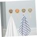 Alipis Towel Hooks 4pcs Wall Towel Mounted Clothes Kitchen Hook Hanging Hat Hand Coat Bathroom Rack Diamond Hanger Hook - Buy Online on GoSupps.com