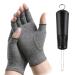 Arthritis Compression Gloves and Button Helper | Fingerless Arthritis Carpal Tunnel Pain Relief Gloves For Men & Women | Hand Support Wrist Brace For Rheumatoid Tendinitis Swelling Crocheting - 1 Pair