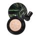 Mushroom Head Air Cushion CC Cream Foundation, Moisturizing Concealer BB Cream, Face Foundation Makeup Full Coverage Pores, Creating A Shiny and Flawless Appearance (B,Natural Color)