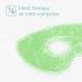 Navaris Set of 2 Gel Eye Masks - Reusable Hot/Cold Eye Masks in Green Mint - Pack of 2 - Buy Online on GoSupps.com