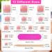 Nuorest 138pcs Short Square Flower Press On Toe Nails - Pink Full Cover Acrylic Toenails for Women & Girls - Buy Online on GoSupps.com