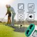 WIBENTL 1200 Yards Golf Range Finder with 6X Magnification - High-Precision Slope Angle, Flag Pole Locking, Pulse Vibration - USB Charging Rangefinder for Golfing - Fast Focus - Buy Online on GoSupps.com