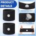 Meiyyj Travel Sickness Tapes & Anti-Nausea Bracelets for Adults & Kids - Acupressure Straps for Pregnancy Motion Sickness - 2 Pairs Black - Buy Online on GoSupps.com