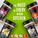 HARIBASS_pure Organic Combo Dry Onion Powder Garlic Powder Ginger Powder (Adrak/Sunth) and Tomato Powder 50gm Each | For Cooking & Baking | Gluten Free Seasoning - Buy Online on GoSupps.com