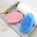 Linkidea Exfoliating Silicone Body Scrubber 4 Pack - Bath Brush for Shower Spa Massage - Skin Care Tool for Kids, Women, Men - Blue Pink - Buy Online on GoSupps.com