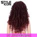 Style Icon 24 Inch Faux Locs Wig for Black Women - 4X4 Free Part Long Twist Synthetic Hair | T4/118 Color - Pack of 1 - Buy Online on GoSupps.com