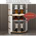 Revolving Shoe Cabinet Rotating Shoe Rack Tower 360 Stylish Household Vertical Narrow Bucket Shoe Shelf Large Capacity Wooden Shoes Rack Organizer Storage Cabinets (Color : 6-Layer S 9 layer - Buy Online on GoSupps.com