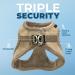 Voyager Step-In Plush Dog Harness Soft Plush Step In Vest Harness for Small and Medium Dogs by Best Pet Supplies - Harness (Latte Suede) S (Chest: 14.5-17") Harness (Latte Suede) S (Chest: 14.5 - 16") - Buy Online on GoSupps.com