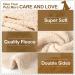 Calming Blankets for Small to Medium Dogs and Cats | Soft Fluffy Fleece Pet Blanket | Anxiety & Stress Relief | 31 x 24 Inch | Gray/Beige/Khaki - Buy Online on GoSupps.com