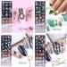 12 PCS Nail Stamp Templates Set - Flower Butterfly Animal Designs for Nail Art | Metal Image Plates for Gel Polish Decoration - Buy Online on GoSupps.com