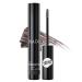 Isadora IsaDora Eyebrow Gel with Precision Brush - Easy Setting and Long Lasting Result - For Defined Full Brows - Eyebrow Laminating - Dark Brown Eyebrow Gel
