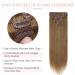 Silk-Co Clip-In Extensions | Real Remy Hair Brown 8 Tresses 18 Clips 80g - Light Brown 33cm - Buy Online on GoSupps.com