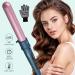 32mm Professional Ceramic Curling Wand for Long Beach Waves - Adjustable Temperature, Dual Voltage - Rose Gold - Buy Online on GoSupps.com