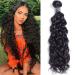 Amella Hair Wet And Wavy Human Hair 1 Bundle 20 Inches 100% Unprocessed Brazilian Virgin Water Wave Bundles Water Wave Human Hair Natural Black Color Can Be Dyed Tight And Neat 20 Inch Water Wave Hair Bundles