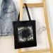 Homiton 2 Pack Embroidery Kit Canvas Tote Bag for Beginners - DIY Personalized Cross Stitch Kit with Bamboo Hoops and English Instructions (Black White) - Buy Online on GoSupps.com