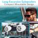 Pyle PLMRWB45W Waterproof Marine Wakeboard Tower Speakers - 4 Inch Dual Subwoofer Set with 300W Power - Boat Audio System with Titanium Dome Tweeters - White - Buy Online on GoSupps.com