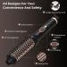 38mm Double PTC Thermal Brush | Warm Air Styling & Curling Brush | Volume Comb with LCD Display | Ideal Gifts for Women - Black & Gold - Buy Online on GoSupps.com