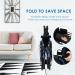 LIVINGbasics Light Weight Wheelchair with Flip Back Desk Arms Swing Away Footrests 18-Inch Seat Width Foldable Weight Capacity: 220lb (100kg) - Buy Online on GoSupps.com