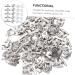 COHEALI 48pcs Theme Pendants Graduation Keychain Souvenir Key Props Novel DIY Pendant Bachelor Chain Sliver 2.4X1.6cm - Buy Online on GoSupps.com