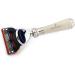 Premium 5-Edge Razor with High-Quality Stainless Steel Holder - Ivory | International Shipping Available - Buy Online on GoSupps.com