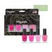 Pronto Collection 4 Piece Set - Long Lasting Quick Dry Mirror Shine Nail Polish with Hardener - Pink Days (11.5 ml/ 0.40 fl oz) - Buy Online on GoSupps.com