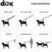 DDOXX Reflective Nylon Dog Leash | 2m Adjustable Leash for All Dog Sizes | XS Red - Durable & Comfortable - Buy Online on GoSupps.com