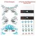 Unicorn Mermaid Face Jewels - Festival Makeup & Temporary Tattoo Stickers for Rave Party (Collection 1) - Buy Online on GoSupps.com