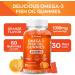 Omega 3 Fish Oil Gummies Delicious Orange Flavor Fish Oil Gummy Supplements for Joint Heart Health & Brain Support (60 Count(Pack of 1)) 60 Count (Pack of 1) - Buy Online on GoSupps.com