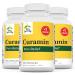 Terry Naturally Curamin - Curcumin Supplement for Circulation & Endorphin Support - Support for Occasional Discomfort - Aids Healthy Muscles - 120 Capsules (Pack of 3)
