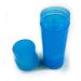 (11) Empty Clear Plastic Deodorant Containers - 2.2 Oz Cylinders for heel balm lotion bar etc. (Blue) - Buy Online on GoSupps.com