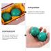 Healifty Baoding Balls - Chinese Health Exercise Massage Balls (2.36 inch Green & Blue) for Hand Therapy & Relaxation | International Shipping - Buy Online on GoSupps.com