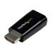 StarTech.com Compact HDMI to VGA Adapter Converter Power Free HDMI Laptop to VGA Monitor / Projector Converter Box - 1920x1200 (HD2VGAMICRO) Black Standard Black