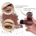 Eyebrow Stamp Stencil Kit - Long Lasting Waterproof Brow Shaping Tool with 10 Styles Reusable Stencils (Dark Brown) - Buy Online on GoSupps.com