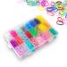 SHURIL Hair Rubber Bands 1500 Pcs Toddler Hair Accessories Small Elastic Hair Ties With Organizer Box Colorful Mini Hair Rubber Bands Hair Accessories for Girls Hair Ties For Baby Hair Ties Suitable for Thin Or Thick Hai...