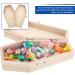 TOYANDONA Coffin Wooden Box 2pcs - Unfinished DIY Keepsake Casket for Pet Burials and Halloween Decor - Buy Online on GoSupps.com