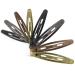 Funtopia Oval Metal Contour Hair Clips - 40 Pcs Snap Hair Pins for Long Hair - Classic Color - Buy Online on GoSupps.com