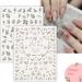 12 Sheets Flower Nail Stickers - Spring Floral Nail Decals & 3D Self-Adhesive Art Supplies for DIY Nail Decorations - Buy Online on GoSupps.com