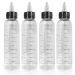ZZLBZN Hair Oil Applicator Bottle 4Pcs Oil Applicator Bottle for Hair Oil Bottle for Hair Applicator Bottle with Tip Squeeze 120ml for Salon Hair Care Hair Coloring Paint Art Glue