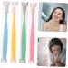 Minkissy Wangan Hair Toothbrush - Extra Soft Bristles Micro-Hand Design Sensitive Oral Care for Kids - 8 Pack in 2 Colors - Buy Online on GoSupps.com