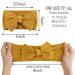Buy Makone Baby Headbands - Stretchy Dot Hair Bands with Pom Pom Big Bows - Multi-Colored 6-Pack for Infants - Buy Online on GoSupps.com
