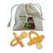 Sweetie Rubber Pacifier Star Shape Rubber Natural Rubber with Rounded Nipple 1 Count (6-12 Medium)