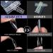 Gelike ec Short Almond Nail Tips 240PCS Clear Nail Extensions Kit | Break Resistant Full Cover Pre-Buff PMMA Soft Gel Resin Fake Nails 12 Sizes - Short Almond - Buy Online on GoSupps.com