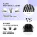 Beyelian C Curl Cluster Eyelashes - 48 PCs 0.07mm 16mm DIY Individual Lashes Super Thin Transparent Band Twin Flowers - Buy Online on GoSupps.com