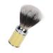 Premium Gold Beard Foam Brush - Soft Curved Handle Portable Synthetic Brush for Salon Quality Grooming - Buy Online on GoSupps.com