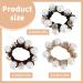 KKNEKKI Hair Scrunchie Beads - Elastic Headband with Faux Pearls and Crystals for Girls - 3 Colours: Black Brown Beige - Buy Online on GoSupps.com
